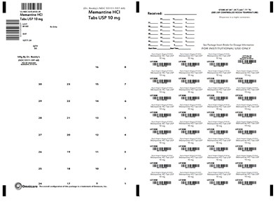 Memantine HCl Tablets 5mg 10mg 10