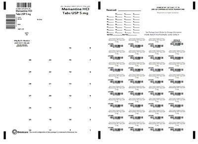 Memantine HCl Tablets 5mg 10mg 11
