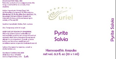 Pyritesalviaampules