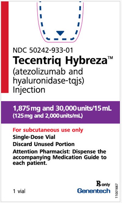 tecentriq-09.jpg PRINCIPAL DISPLAY PANEL - 15 mL Vial Box - tecentriq 09