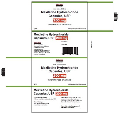 555 (Mexiletine HCl Carton 200 mg)