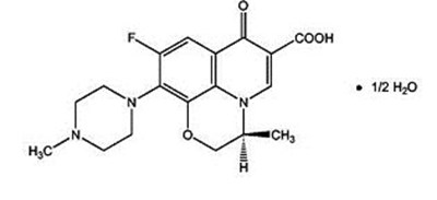 structual formula - levofloxacin 01