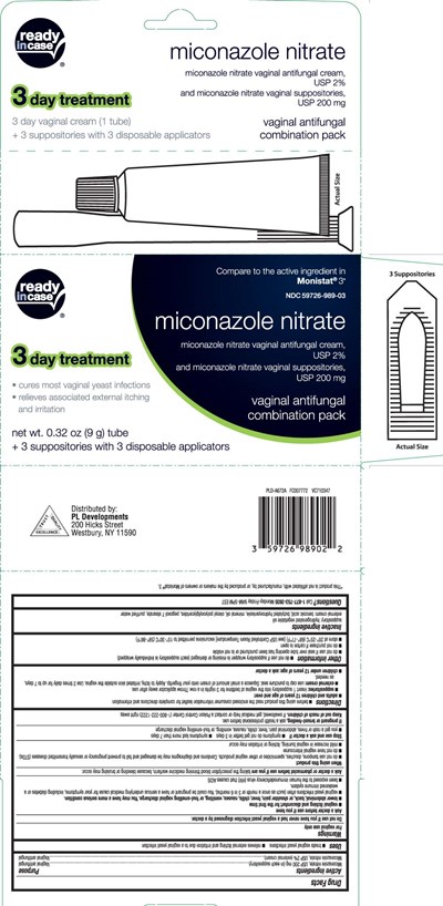Miconazole Nitrate, Usp 200 mg (in Each Suppository Miconazole Nitrate, Usp 2% (external Cream) (Miconazole Combination Pack 1)