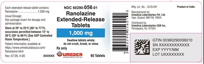 Ranolazine-1000mg-60t (Ranolazine 1000mg 60ct)