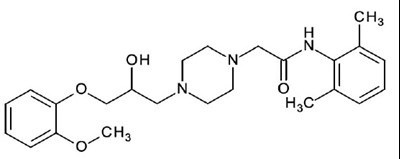 Ranolazine-strecture (Ranolazine Structure)