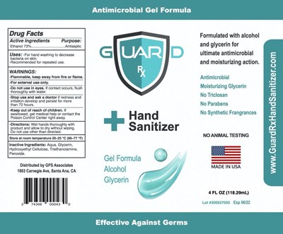 Guardrx Gel Label 4oz (Guard Rx Gel Label 4oz)