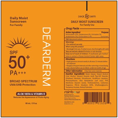 PRINCIPAL DISPLAY PANEL - 88 mL Tube Label - dearderm 01