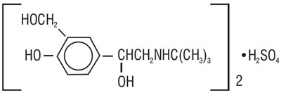 albuterol-sulfate-chemical-structure - albuterol sulfate chemical structure