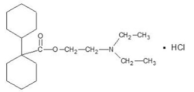 Structure Of Dicyclomine Hydrochloride (Dicyclomine HCl Capsules Usp Structure)