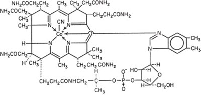 Structural Formula - cyanocobalamin injection usp 1