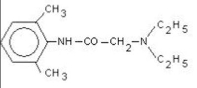 chemical structure - lidocaine patch 1