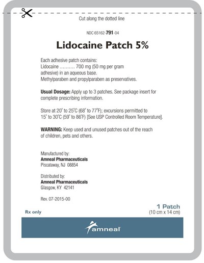 pouch front - lidocaine patch 3
