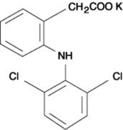 Structure Image - Diclofenac Pot struct