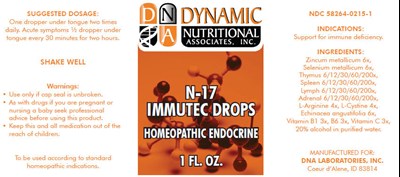 n17-01.jpg Principal Display Panel - 1 FL. OZ. Bottle Label - n17 01