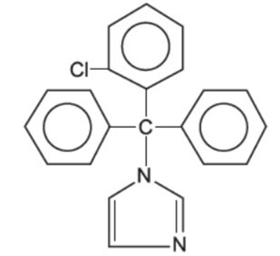 Clotrimazole Structure (Image 1)