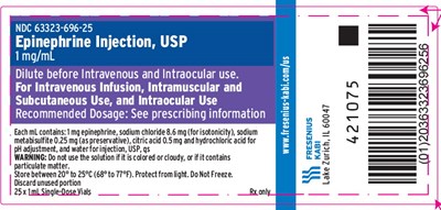epi04-0004-04.jpg PACKAGE LABEL - PRINCIPAL DISPLAY – Epinephrine Injection, USP 1 mL Tray Label - epi04 0004 04