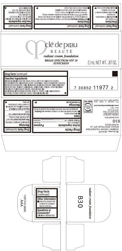 PRINCIPAL DISPLAY PANEL - 21 mL Tube Carton - B30 - cledepeau 07