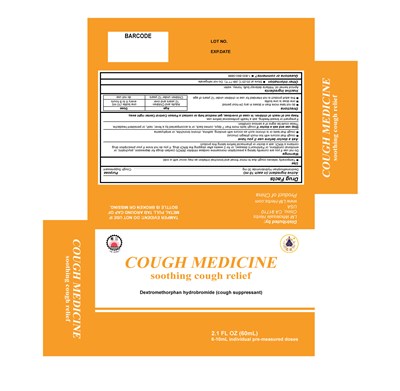 CoughMedicineOrange.jpg package label - CoughMedicineOrange