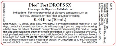 pleo-fort-01.jpg Principal Display Panel - 10 mL Label - pleo fort 01