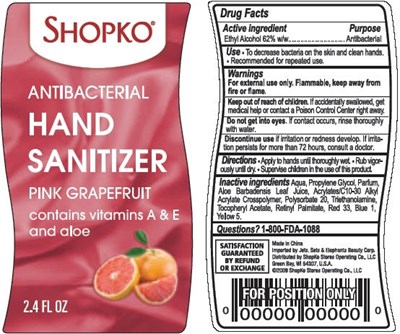Principal Display Panel (Pink Grapefruit)
