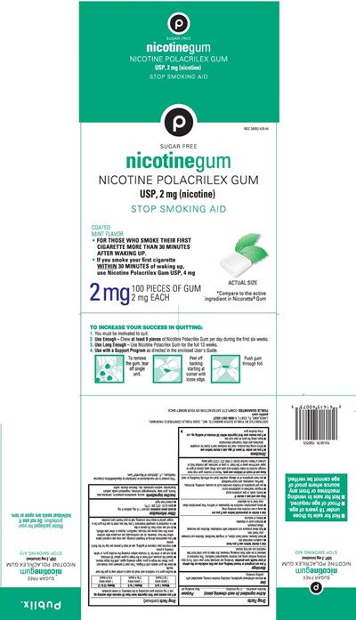 Nicotine Gum 2 mg And 4 mg Coated Mint 1