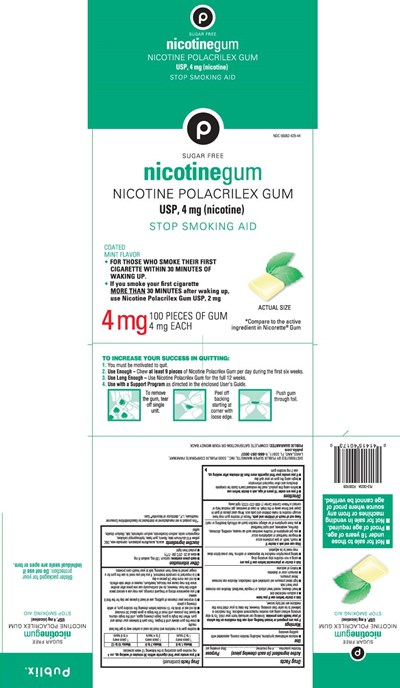 Nicotine Gum 2 mg And 4 mg Coated Mint 2