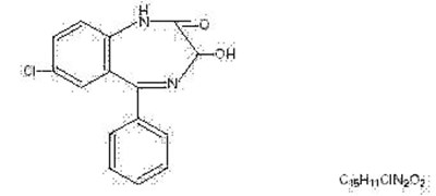 Struct Image (Oxazepam Structure)