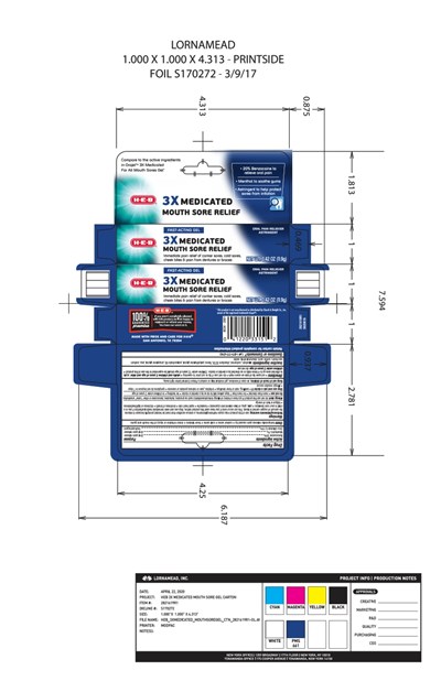 Carton Artwork (Heb 3xmedicated Mouthsoregel Ctn 2821619r1 001)