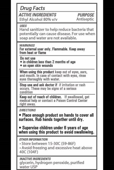 15 mL Label (Sanitizerlabel15)