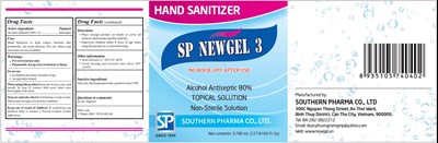 3780 mL label - 3780ml