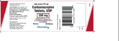 60 Tablets (Carbamazepine 200 mg)