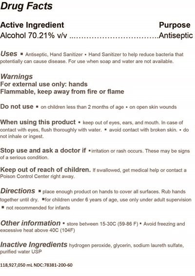 Bulk Label (118927050mllabel)