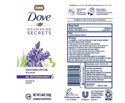 Dovelavenderdrysprayapae (Dovenourishingsecretsdryspraylavenderapae)
