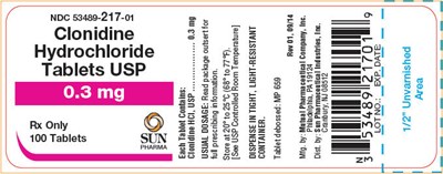 clonidine-04.jpg Principal Display Panel - 0.3 mg Tablet Bottle Label - clonidine 04