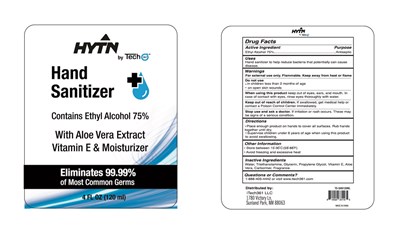 HYTN Hand Sanitizer 120 mL - HYTN HandSanitizer 120mL