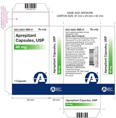 Caron (Aprepitant capsules USP 40mg 1s pack)