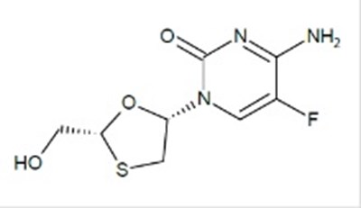 emtricitabine-structure.jpg Emtricitabine Structure - emtricitabine structure