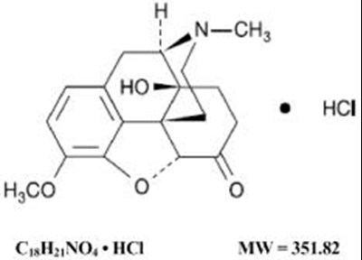 Chemical Structure (Oxycodone HCl Tablets 01)