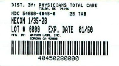 Image Of Package Label (4045)