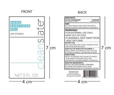 Front &amp; Back Labels (Cleanslate Labels)