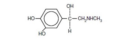 Epinephrine Structural Formula (P Care K40mx 4)