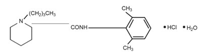 Marcaine Structural Formula (P Care K40mx 6)