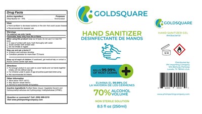 label 250 ml - goldsquare