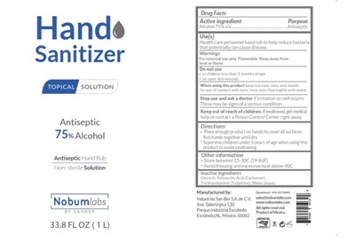 Hand Sanitizer (Alcohol 1l)