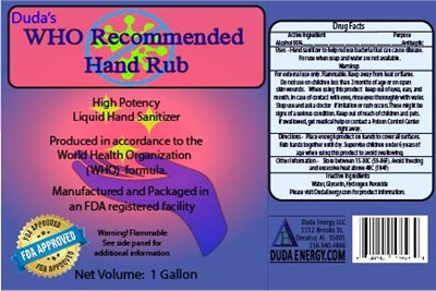 1 Gallon (Label Sanitizerrub01g)