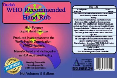 5 Gallon (Label Sanitizerrub05g)