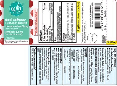 Docusate Sodium 50 mg, Sennosides 8.6 mg (Stool With Laxative 8 6 mg Red Tablets Tcb 1)