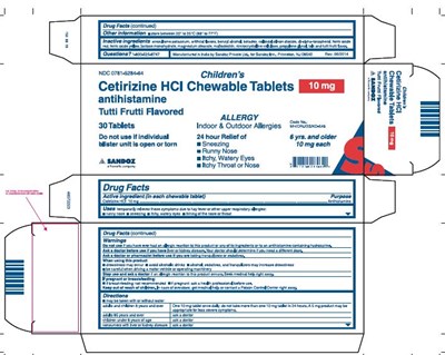 image-01.jpg Certrizine HCl Chewable Tablets 10mg.JPG - image 01