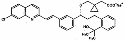 Chemical Structure (Montelukast Sodium Tablets And Chewable Tablets 2)