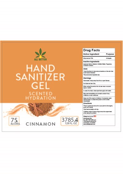 Hand Sanitizer (Cinnamon 1gallon)